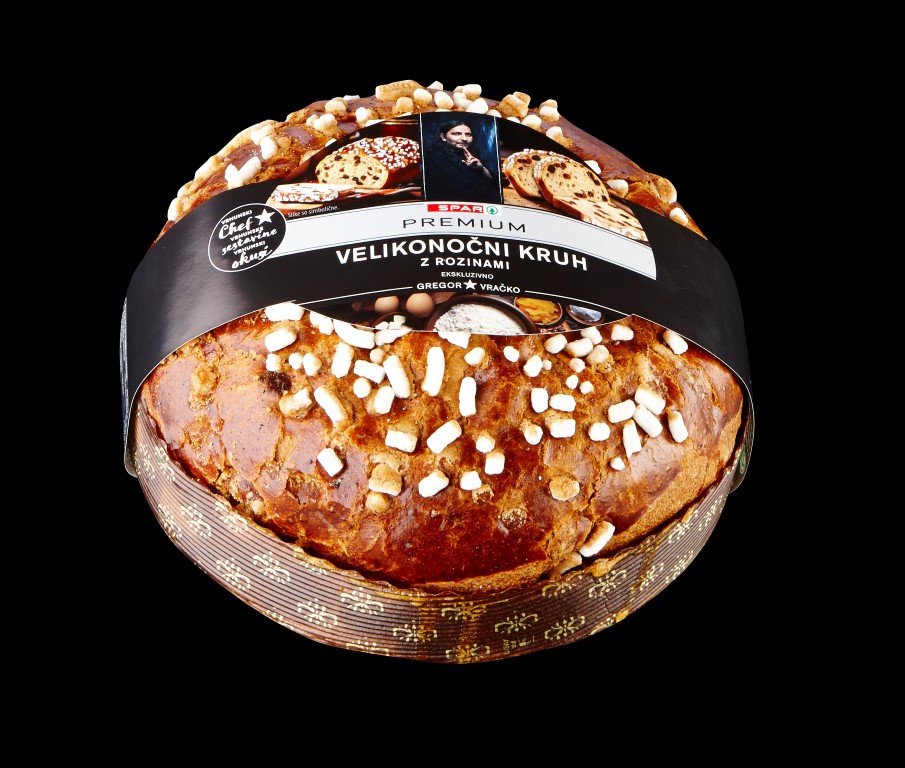 SPAR Premium velikonočni kruh z rozinami