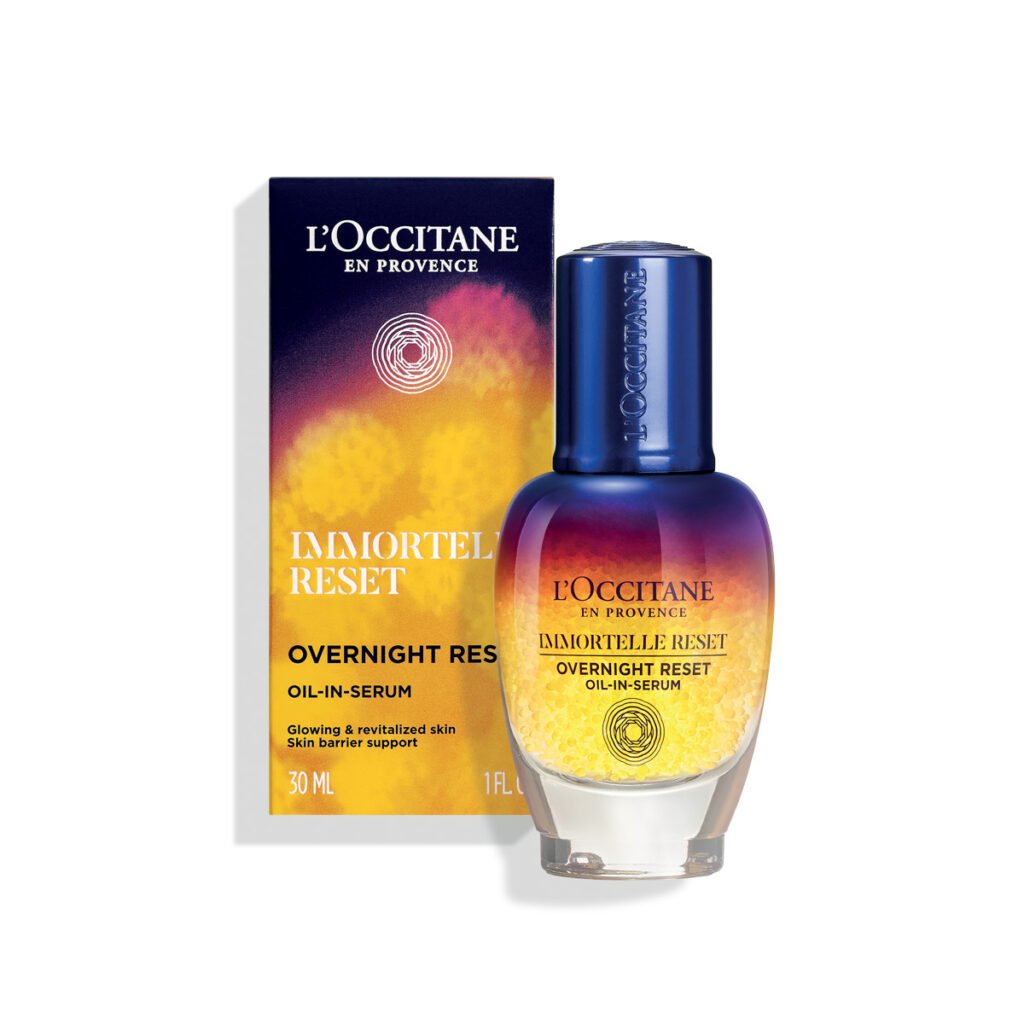 Booster za nocno nego obraza Immortelle Reset 30 ml 03